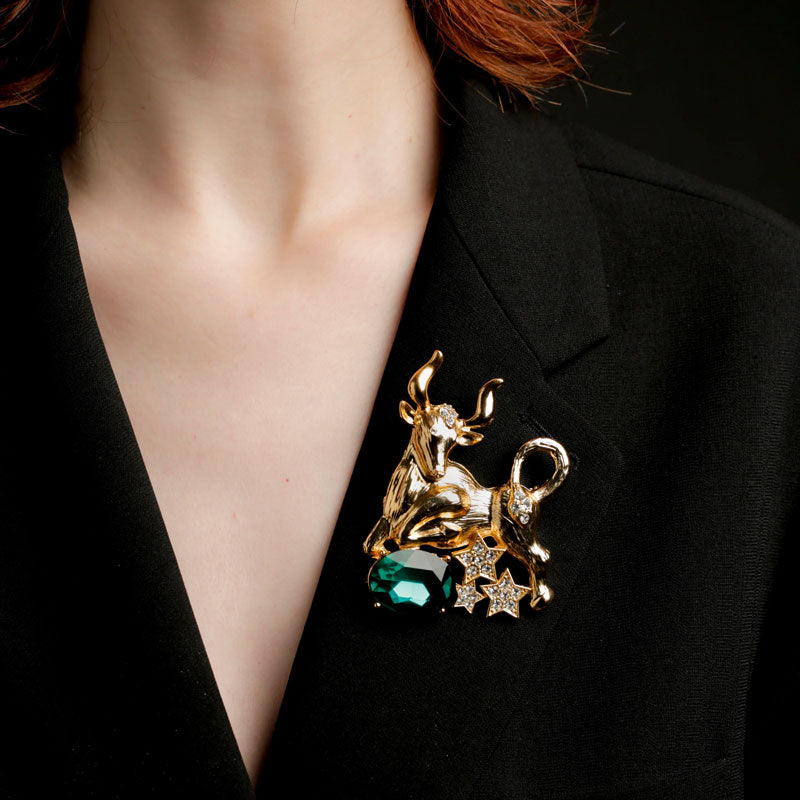 CAPRICORN BROOCH 