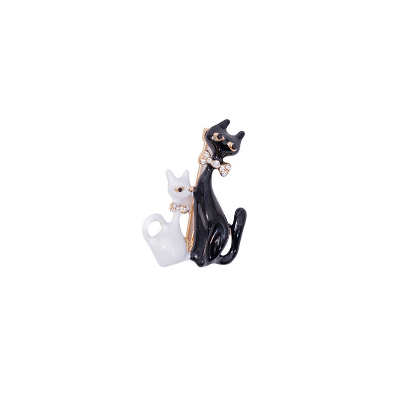 DUO CAT BROOCH