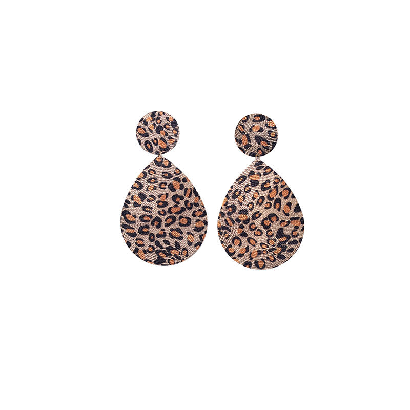 LEOPARD DROP EARRINGS