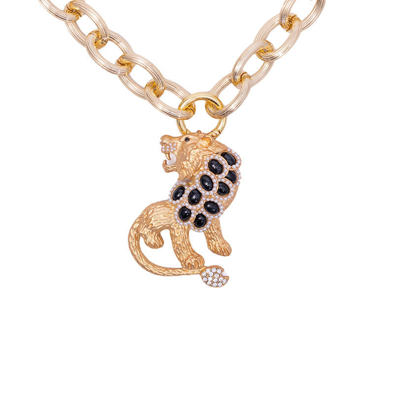PANTHER NECKLACE – BLACK