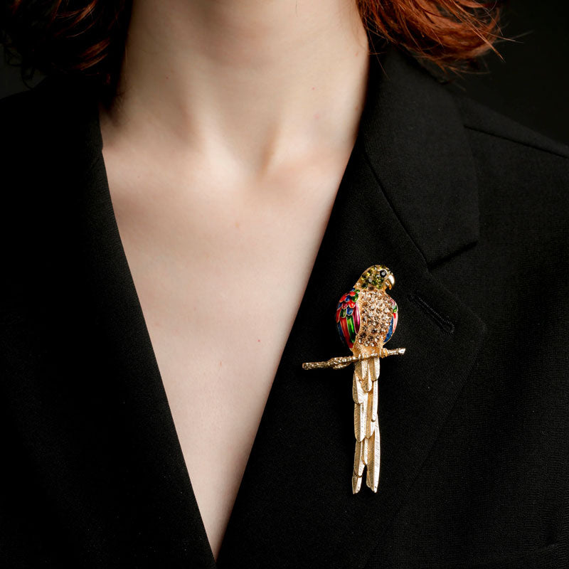 PARROT BROOCH
