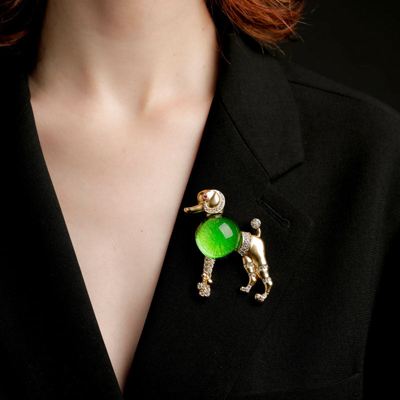 POODLE BROOCH